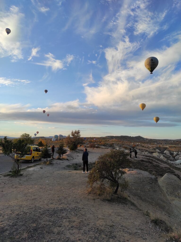 Hot air balloon in Cappadocia